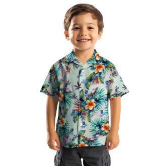 Kansas City Royals Game Day Hawaiian Shirt - Tropical Foliage Green Print