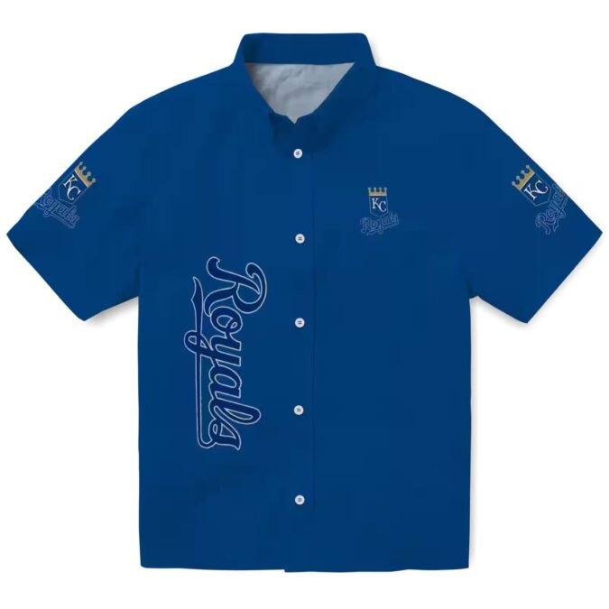 Kansas City Royals Minion Hawaiian Shirt - Tropical Palm Leaf Beach Party Outfit