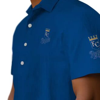 Kansas City Royals Minion Hawaiian Shirt - Tropical Palm Leaf Beach Party Outfit