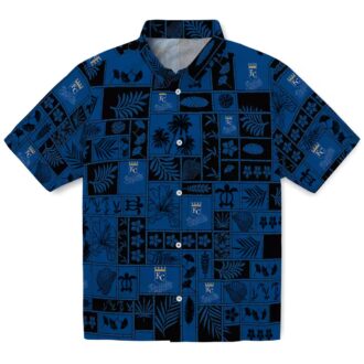 Kansas City Royals Royal Blue Black Hawaiian Shirt - Limited Edition Summer Wear
