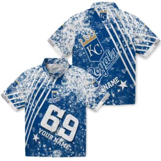 Kansas City Royals Star Stripes Hawaiian Shirt - MLB Fan Gift, Vacation, Beach Party Outfit