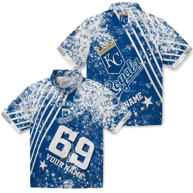 Kansas City Royals Star Stripes Hawaiian Shirt - MLB Fan Gift, Vacation, Beach Party Outfit