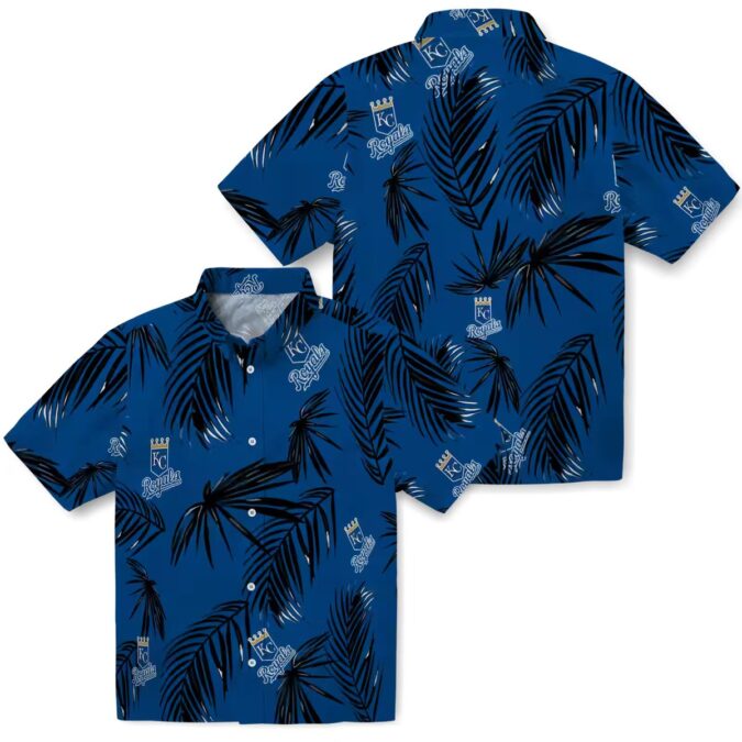 Kansas City Royals Summer Aloha Hawaiian Shirt - Palm Leaf & Floral MLB Apparel