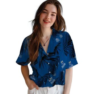Kansas City Royals Summer Aloha Hawaiian Shirt - Palm Leaf & Floral MLB Apparel