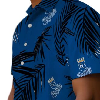 Kansas City Royals Summer Aloha Hawaiian Shirt - Palm Leaf & Floral MLB Apparel