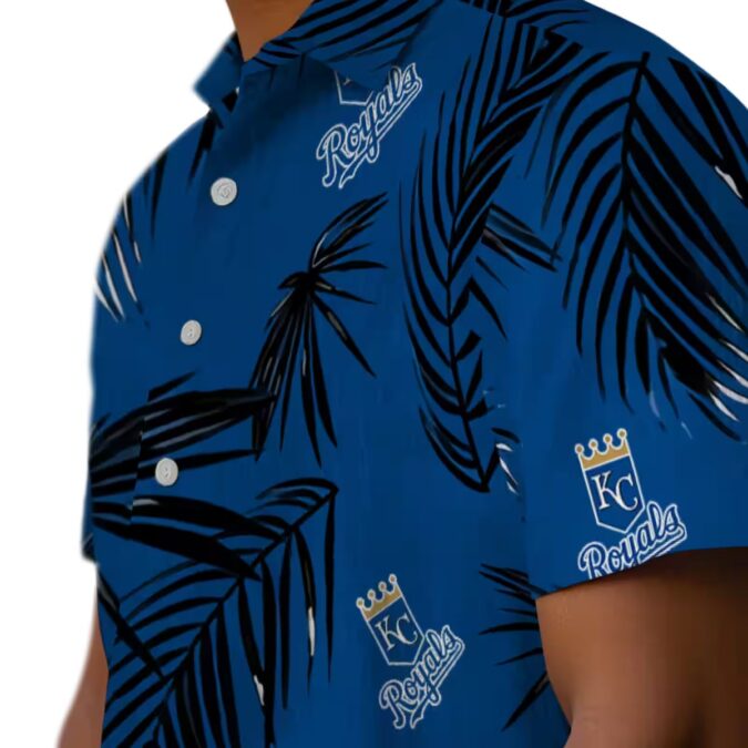 Kansas City Royals Summer Aloha Hawaiian Shirt - Palm Leaf & Floral MLB Apparel