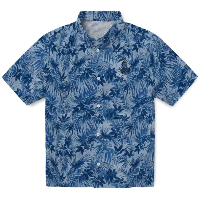 Kansas City Royals Tropical Button-Up Shirt - Royal Blue Hawaiian Style for Beach & Party