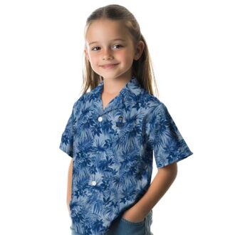 Kansas City Royals Tropical Button-Up Shirt - Royal Blue Hawaiian Style for Beach & Party