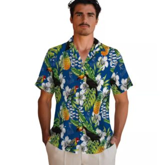 Kansas City Royals Tropical Toucan Hawaiian Shirt - Casual Game Day Blue Green Outfit