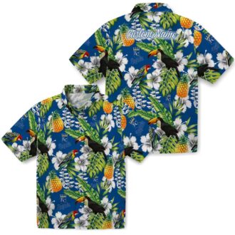 Kansas City Royals Tropical Toucan Hawaiian Shirt - Casual Game Day Blue Green Outfit