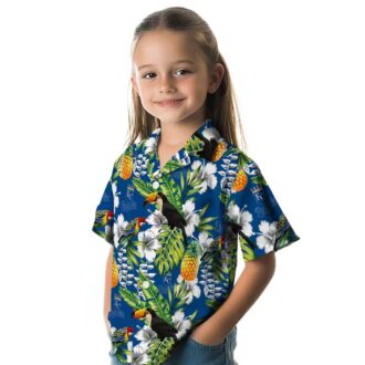 Kansas City Royals Tropical Toucan Hawaiian Shirt - Casual Game Day Blue Green Outfit