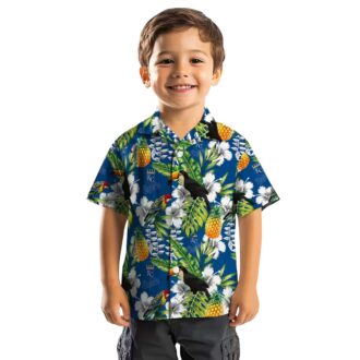 Kansas City Royals Tropical Toucan Hawaiian Shirt - Casual Game Day Blue Green Outfit
