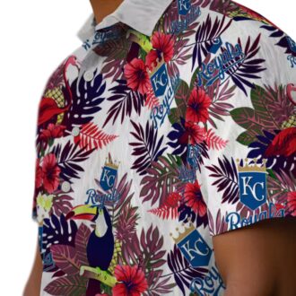 Kansas City Royals Tropical Toucan Hawaiian Shirt for Men & Women - Luau Party, Casual Wear