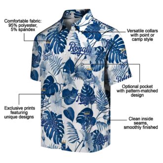 Men's Kansas City Royals Floral Hawaiian Shirt - Limited Edition Baseball Fan Apparel