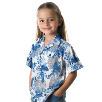 MLB Fan Kansas City Royals Tropical Leaves Aloha Shirt - Hawaiian Style, Beach & Summer Vibes