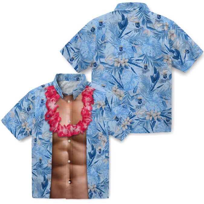 Official Kansas City Royals Hawaiian Shirt - MLB Floral Button-Up, Chest Illusion