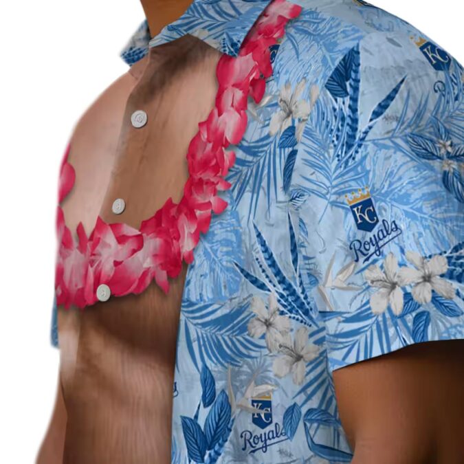 Official Kansas City Royals Hawaiian Shirt - MLB Floral Button-Up, Chest Illusion