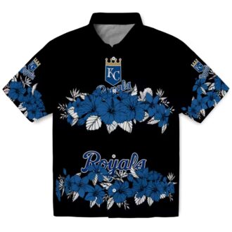 Unique Kansas City Royals Hibiscus Hawaiian Shirt - Summer Vacation, Palm & Floral Design