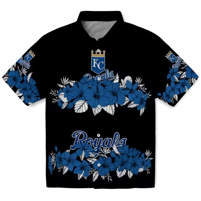 Unique Kansas City Royals Hibiscus Hawaiian Shirt - Summer Vacation, Palm & Floral Design
