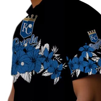 Unique Kansas City Royals Hibiscus Hawaiian Shirt - Summer Vacation, Palm & Floral Design