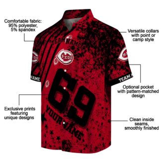 Cincinnati Reds Star Stripes Red Hawaiian Shirt - Custom MLB Fan Beachwear for Summer