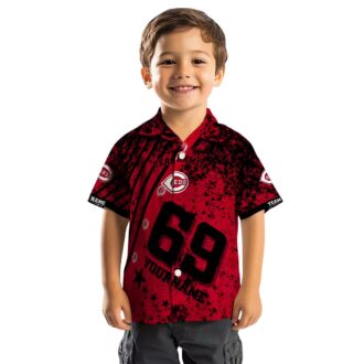 Cincinnati Reds Star Stripes Red Hawaiian Shirt - Custom MLB Fan Beachwear for Summer