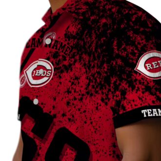 Cincinnati Reds Star Stripes Red Hawaiian Shirt - Custom MLB Fan Beachwear for Summer