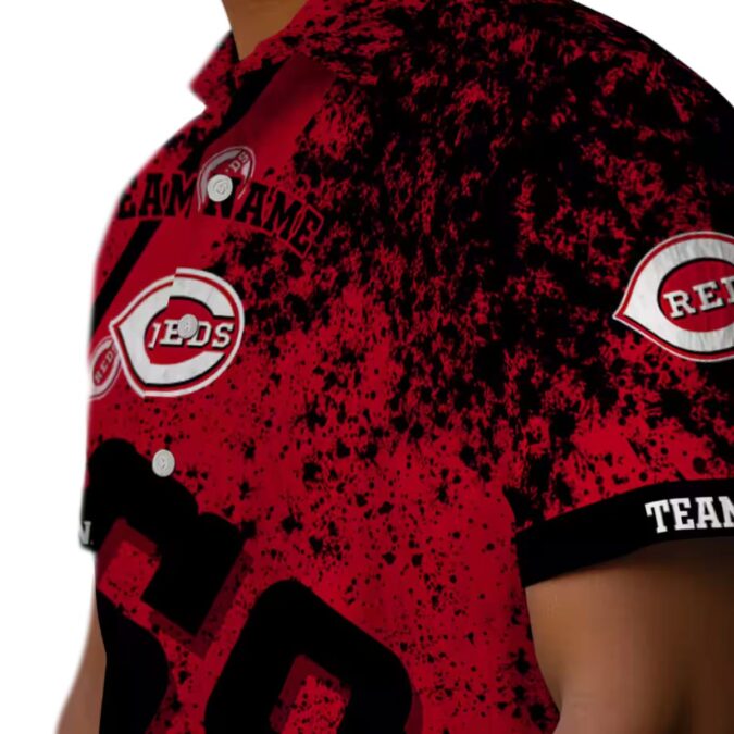 Cincinnati Reds Star Stripes Red Hawaiian Shirt - Custom MLB Fan Beachwear for Summer