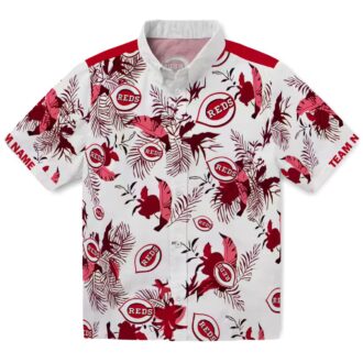 Custom Cincinnati Reds Botanical Aloha Shirt - MLB Tropical Summer Fan Clothing