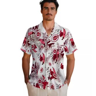 Custom Cincinnati Reds Botanical Aloha Shirt - MLB Tropical Summer Fan Clothing