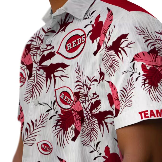 Custom Cincinnati Reds Botanical Aloha Shirt - MLB Tropical Summer Fan Clothing