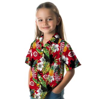 Custom Cincinnati Reds Tropical Toucan Hawaiian Shirt - Red Green MLB Fan Gear for Summer