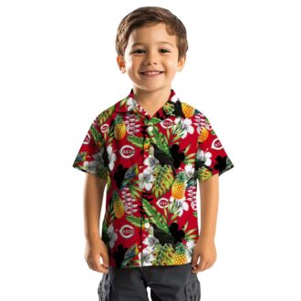 Custom Cincinnati Reds Tropical Toucan Hawaiian Shirt - Red Green MLB Fan Gear for Summer