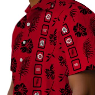 Shop Cincinnati Reds Framed Floral Red Hawaiian Shirt - MLB Fan Summer Gear