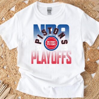 Detroit Pistons 2025 NBA Playoffs T-Shirt - Great Gift for Basketball Fans