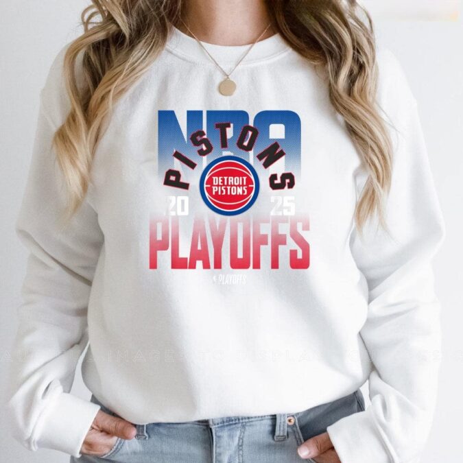 Detroit Pistons 2025 NBA Playoffs T-Shirt - Great Gift for Basketball Fans