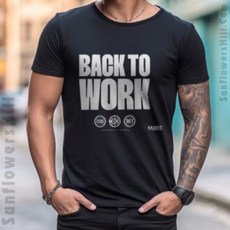 Back To Work Detroit Pistons Shirt - 2025 NBA Playoffs Fan Apparel Gift