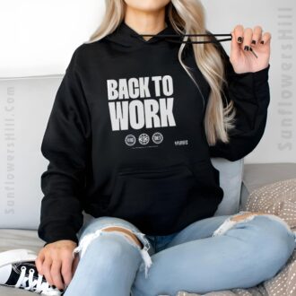 Back To Work Detroit Pistons Shirt - 2025 NBA Playoffs Fan Apparel Gift
