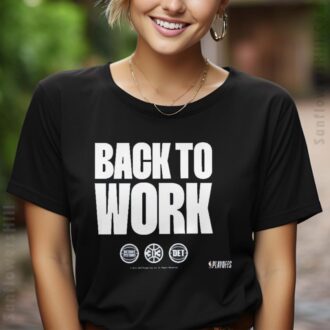 Back To Work Detroit Pistons Shirt - 2025 NBA Playoffs Fan Apparel Gift