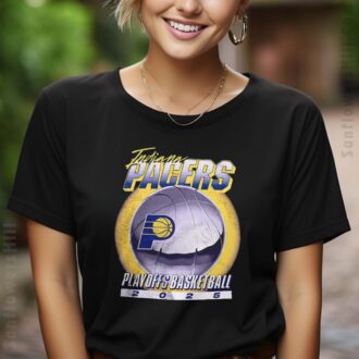 Indiana Pacers NBA Playoffs 2025 Shirt - Official Basketball Fan Tee for Men & Women