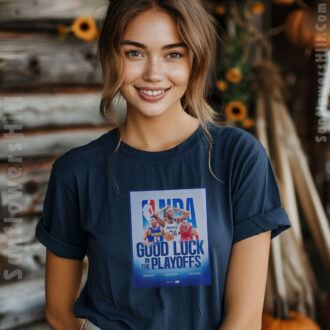 Limited Edition Good Luck NBA 2025 Playoffs Tee - Gift for Basketball Lovers