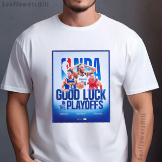 Limited Edition Good Luck NBA 2025 Playoffs Tee - Gift for Basketball Lovers