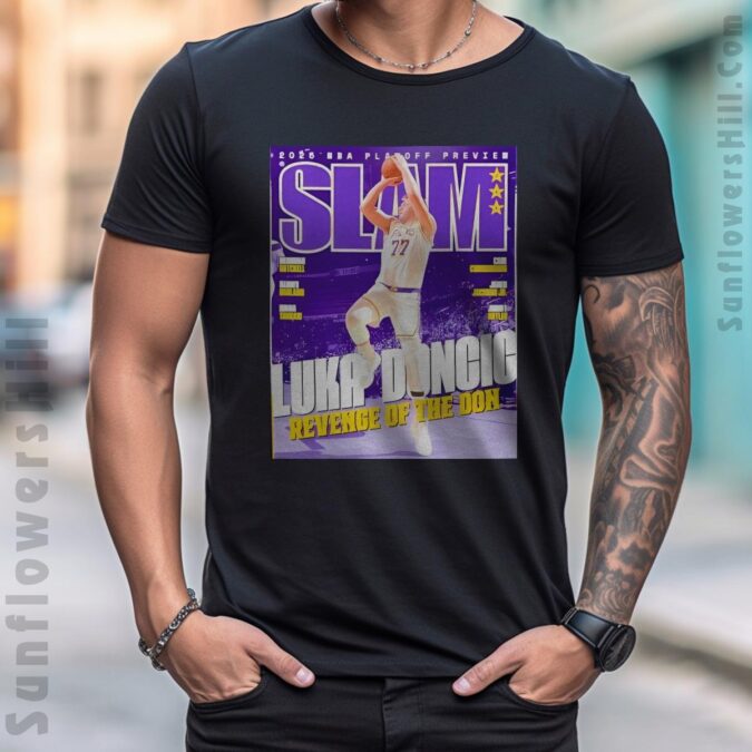 Luka Doncic Revenge 2025 NBA Playoffs Shirt - LA Lakers vs Mavericks Preview Fan Tee