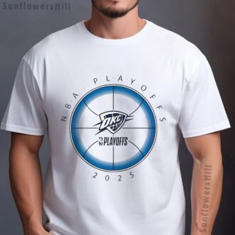 Oklahoma City Thunder Shirt NBA Playoffs 2025 - NBA Fan Apparel Trending Now
