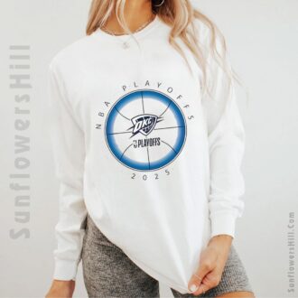 Oklahoma City Thunder Shirt NBA Playoffs 2025 - NBA Fan Apparel Trending Now