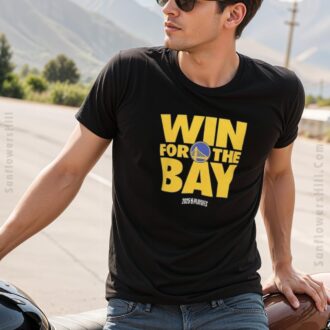 Best Golden State Warriors 2025 NBA Playoffs T-Shirt, Win For The Bay On-Court Mantra Apparel