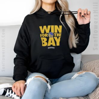 Best Golden State Warriors 2025 NBA Playoffs T-Shirt, Win For The Bay On-Court Mantra Apparel