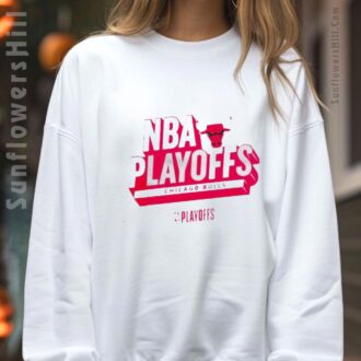 Chicago Bulls NBA Playoffs 2025 Shirt - Official Basketball Fan Gear for Game Day