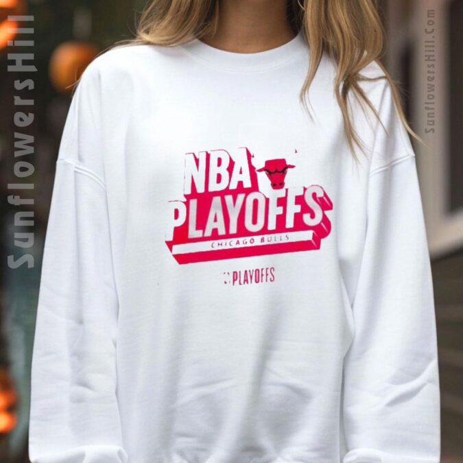 Chicago Bulls NBA Playoffs 2025 Shirt - Official Basketball Fan Gear for Game Day