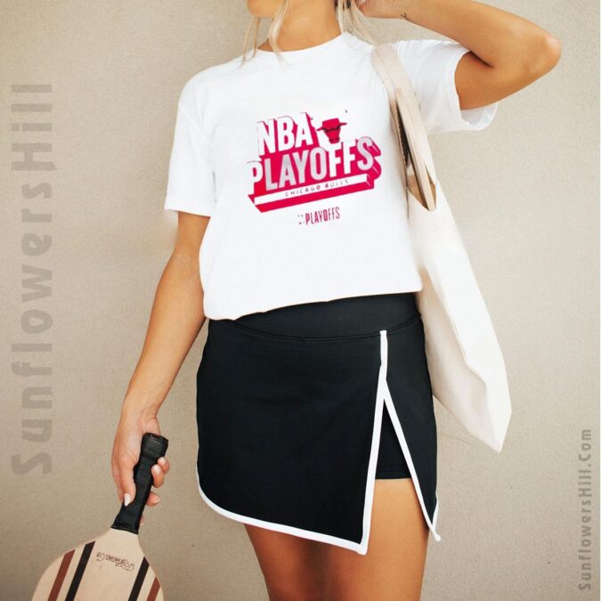 Chicago Bulls NBA Playoffs 2025 Shirt - Official Basketball Fan Gear for Game Day